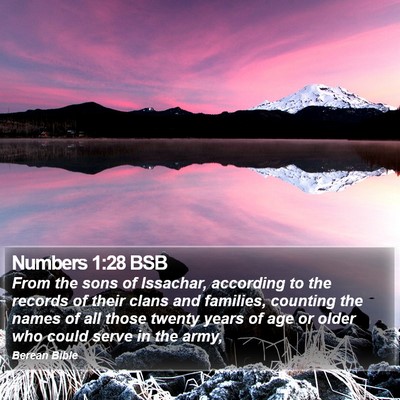 Numbers 1:28 BSB Bible Verse Image