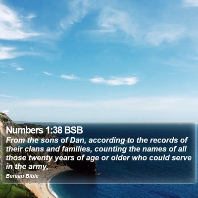 Numbers 1:38 BSB Bible Verse Image