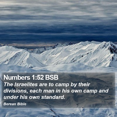 Numbers 1:52 BSB Bible Verse Image