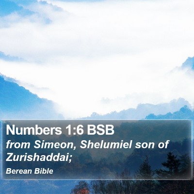 Numbers 1:6 BSB Bible Verse Image