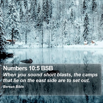 Numbers 10:5 BSB Bible Verse Image