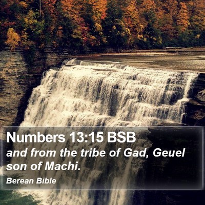 Numbers 13:15 BSB Bible Verse Image