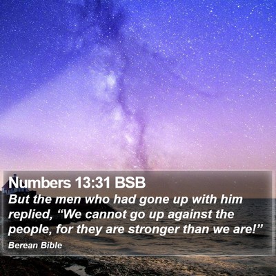 Numbers 13:31 BSB Bible Verse Image