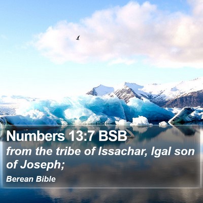 Numbers 13:7 BSB Bible Verse Image