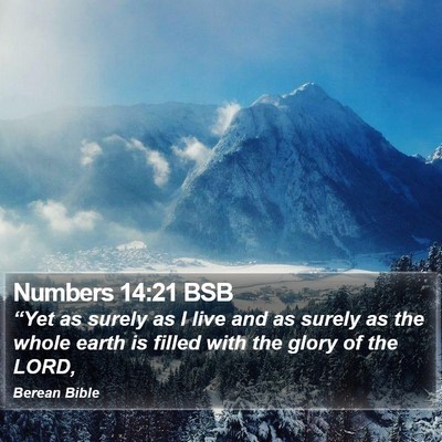 Numbers 14:21 BSB Bible Verse Image