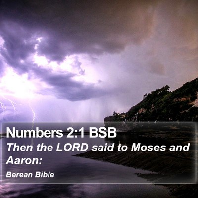 Numbers 2:1 BSB Bible Verse Image