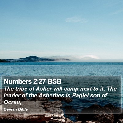 Numbers 2:27 BSB Bible Verse Image