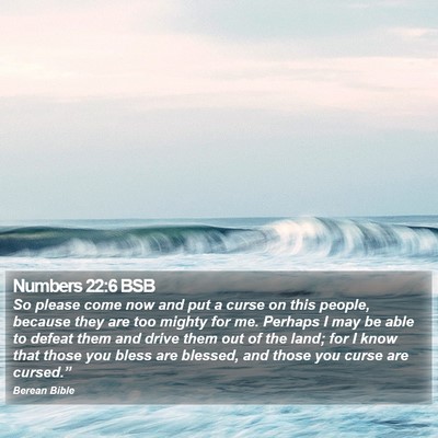 Numbers 22:6 BSB Bible Verse Image