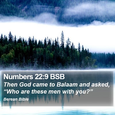 Numbers 22:9 BSB Bible Verse Image