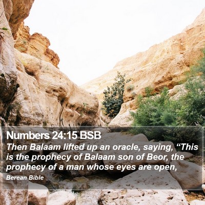 Numbers 24:15 BSB Bible Verse Image