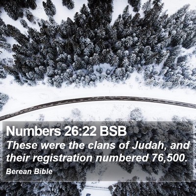 Numbers 26:22 BSB Bible Verse Image