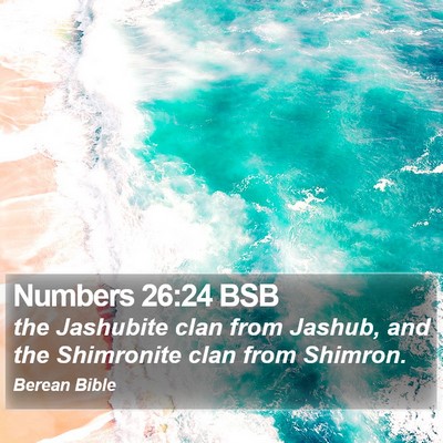 Numbers 26:24 BSB Bible Verse Image