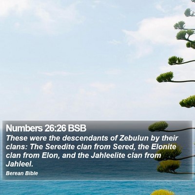 Numbers 26:26 BSB Bible Verse Image
