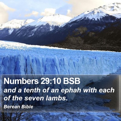 Numbers 29:10 BSB Bible Verse Image