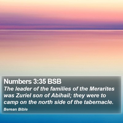 Numbers 3:35 BSB Bible Verse Image