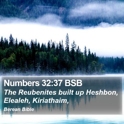 Numbers 32:37 BSB Bible Verse Image
