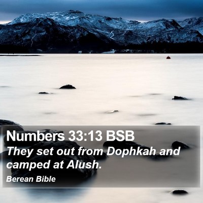 Numbers 33:13 BSB Bible Verse Image