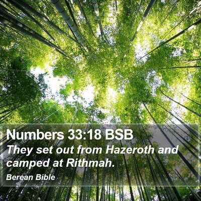 Numbers 33:18 BSB Bible Verse Image