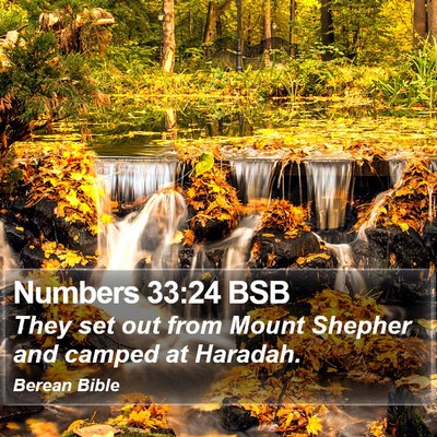 Numbers 33:24 BSB Bible Verse Image