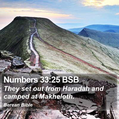 Numbers 33:25 BSB Bible Verse Image