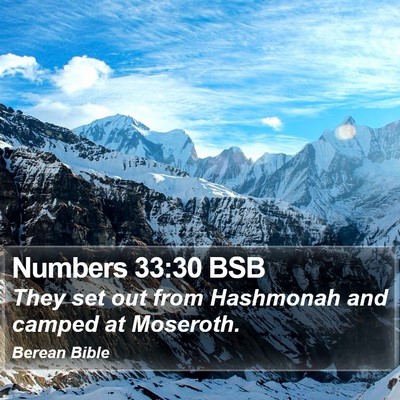 Numbers 33:30 BSB Bible Verse Image