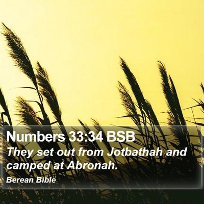 Numbers 33:34 BSB Bible Verse Image