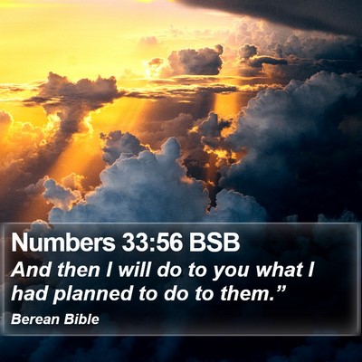 Numbers 33:56 BSB Bible Verse Image