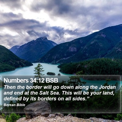 Numbers 34:12 BSB Bible Verse Image
