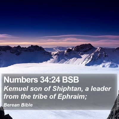 Numbers 34:24 BSB Bible Verse Image
