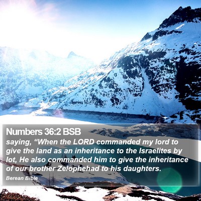 Numbers 36:2 BSB Bible Verse Image
