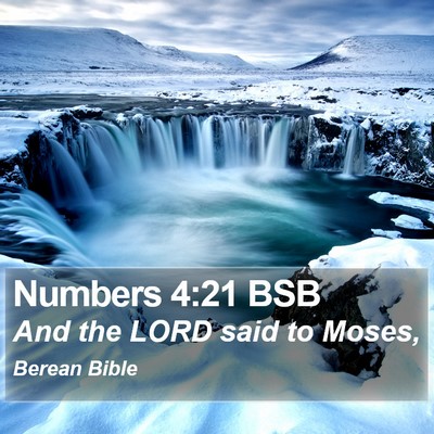 Numbers 4:21 BSB Bible Verse Image