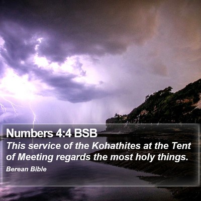 Numbers 4:4 BSB Bible Verse Image