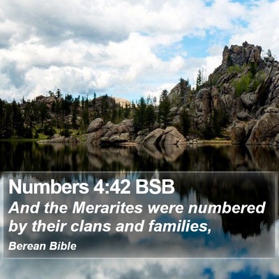 Numbers 4:42 BSB Bible Verse Image