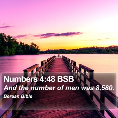 Numbers 4:48 BSB Bible Verse Image