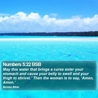 Numbers 5:22 BSB Bible Verse Image