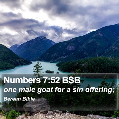 Numbers 7:52 BSB Bible Verse Image