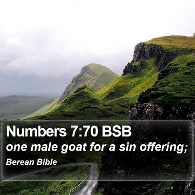 Numbers 7:70 BSB Bible Verse Image