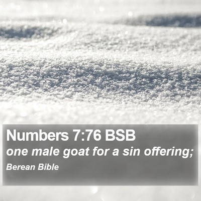 Numbers 7:76 BSB Bible Verse Image