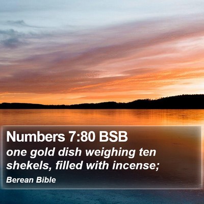 Numbers 7:80 BSB Bible Verse Image