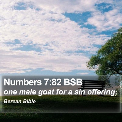 Numbers 7:82 BSB Bible Verse Image