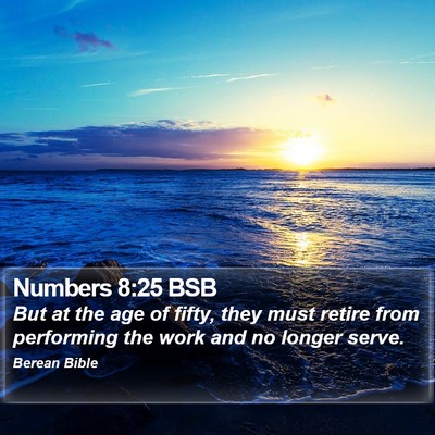 Numbers 8:25 BSB Bible Verse Image