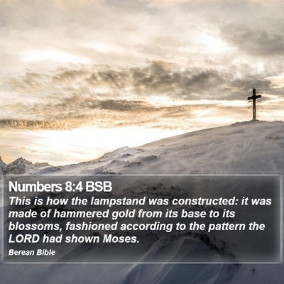 Numbers 8:4 BSB Bible Verse Image
