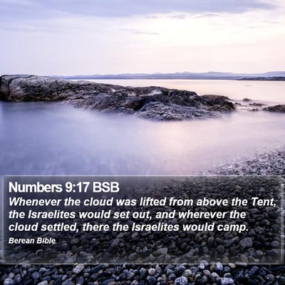 Numbers 9:17 BSB Bible Verse Image