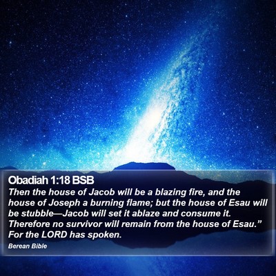 Obadiah 1:18 BSB Bible Verse Image