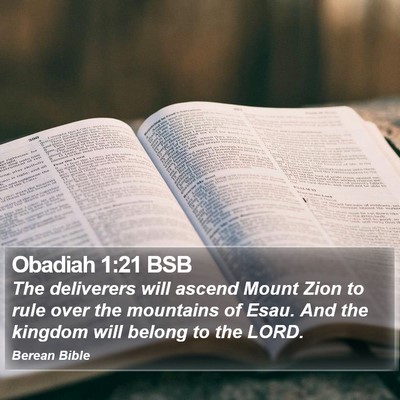 Obadiah 1:21 BSB Bible Verse Image