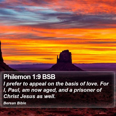 Philemon 1:9 BSB Bible Verse Image