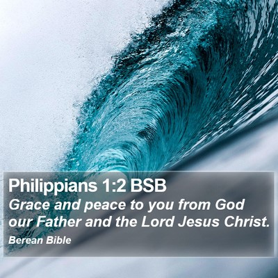 Philippians 1:2 BSB Bible Verse Image