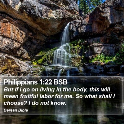Philippians 1:22 BSB Bible Verse Image