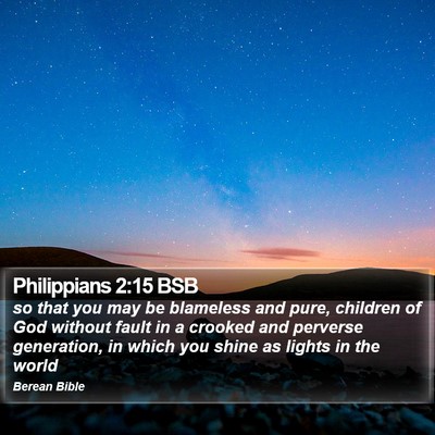 Philippians 2:15 BSB Bible Verse Image