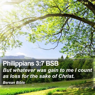 Philippians 3:7 BSB Bible Verse Image